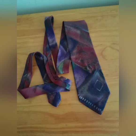 All Silk handmade Enrico guccini men tie XL size - Picture 9 of 9